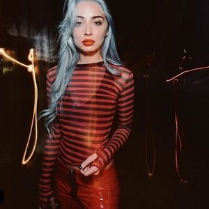 Dolls Kill- Current Mood Mesh Top